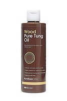 Furniture Clinic Tung Oil for Wood - Pure Tung Oil, 100% Natural Finish for Staining & Finishing Wood Flooring (17oz), Wood Oil for Indoor & Outdoor Uses, Simple & Easy to Apply