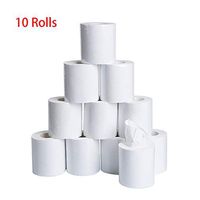 10 Rolls Soft Toilet Paper-3-Layers Standard Rolls Gentle Toilet Tissue Smooth Paper Towels Eco-Friendly Recycled Bathromm Paper, White-Arrive within 4-10 Days