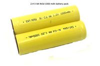 Shaver Battery Upgrade Pack - 2.4V AA 1000 Mah Nicd with Solder Tabs - Fits Most Norelco and Remington Models by Ceba/QRW