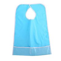 Jadeshay Waterproof Adult Mealtime Eating Bib Dining Aid Clothes Protector