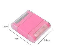 Convenient Manual Fabric Shaver, 2.67x0.86x3.22 in, Multifunctional Lint Remover, No Charge, Sweater Defuzzer, Hair Ball for Outdoor (Pink)