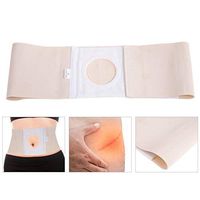 YAMEIJIA 3 Sizes Ostomy Belt Unisex Ostomy Hernia Support Belt Abdominal Binder Brace Abdominal Stoma Prevent Parastom Hernia,L