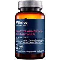 Bioactive Multivitamin for Women 45+ Once Daily Supports Stress, Healthy Aging (30 Vegetarian Capsules)