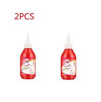 Anti-Odor Caulk Remover Gel,Miracle Deep Stain Remover Cleaner Wall Cleaner for Tiles Grout Sealant Bath Sinks Showers Crack Repair Gel (2, Red)