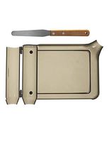 Right Hand Pill Counting Tray with Spatula (Black - Wood Handle)