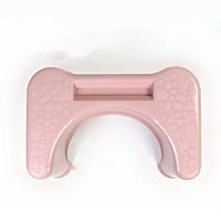 Toilet Stool Toilet Step Stool Child Plastic Footstool Thickened Squatting Stool Bathroom Slip Stool Adult Toilet Stool Bathroom Potty Stool (Color : Pink, Size : 33.5x45.5x19cm)