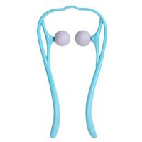 SALOCY Trigger Point Self Massage Tool Handheld Neck Shoulder Massager (Sky Blue)