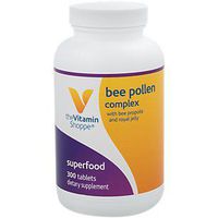 The Vitamin Shoppe Bee Pollen Complex 1,000MG, Superfood with Bee Propolis and Royal Jelly, Seasonal Immune System Support (300 Tablets)
