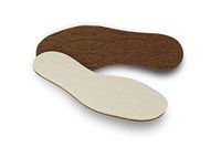 Pedag Keep Warm, German Handmade Natural Insulating Insoles, Wool, Cork and Felt Layers, W9/EU39