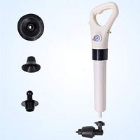 Powerful Toilet Plunger Manual Air Drain Blaster High Pressure Plunger Toilet Unclog Cleaning Tool Kit with 4 Converters Bathroom Toilet Kitchen