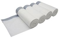 Gereen Small Trash Bag, 0.8-1.2 Gallon Drawstring Trash Bag Garbage Bag Trash Can Liner,Extra Strong 120 Counts for Home,Office,Car (White, 0.8-1.2 Gallon(120 Count))