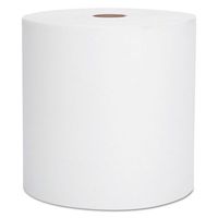KIMBERLY CLARK CONSUMER SCOTT Hardwound Roll Towels, 8" x 1000ft, Recycled, White, 6 Rolls/Carton (1005)