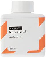 Cabinet Mucus Relief Caplets (Active Ingredients Guaifenesin 400mg) | Chest Congestion and Decongestant | Thins and Loosens Buildup | Fast Acting