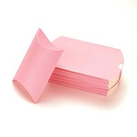 Vlovelife Light Pink Paper Pillow Favor Gift Box Wedding Party Favour Anti-Scratch Gift Candy Box Pack Of 100