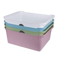 RPMDM Multifunctional Rectangular Washbasin Plastic Washbasin Household Large Bath Sink Sink Baby Wash Tub Plastic washbasin (Color : White, Size : Medium)