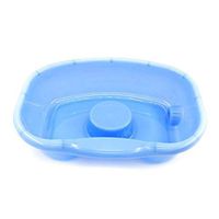 ZQXFP LYX@ Sit-up wash Basin, Thickening Anti-Fall Type Bed Elderly 瘫痪 Patient Medical Care Pregnant Women Children Shampoo wash Basin Lying in Bed Shampoo Sky Blue