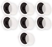Theater Solutions TS65C in Ceiling 6.5" Speakers Surround Sound Home Theater 7 Speaker Set