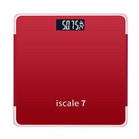 Daily necessities LTD Digital Bathroom Electronic Scales, LCD Display 5mm Tempered Glass Precision Electronic Scale, Portable Rollover Body Scales, Automatic Power-on and Shutdown up to 180KG