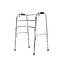 Adult Walker, Lightweight Folding Walker Disabled Walker with Non-Slip Handle and Foot Pad, Suitable for Elderly People with Reduced Mobility,A