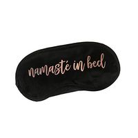 Namasté in Bed Sleep Mask in Black and Rose Gold