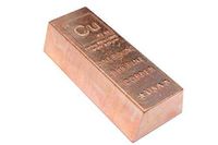 1 Pound Copper Bar Ingot Paperweight - 999 Pure Chemistry Element Design by Metallum Gifts