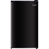 Magic Chef 3.5 cu ft Compact Single Door Refrigerator, Black