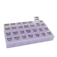 Apex Medical Ap70013L Mediplanner Ii Pill Holder 8-3/8quot; X 5-5/8quot; X 1-1/8quot;,Apex Medical - Each 1