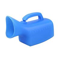 NHFF Urinal Thicken Leak Proof Child Adult Old Man Female Chamber Pot Urine Car Household Urinal 1000 ml White (Color : Blue)