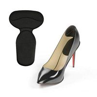 XGao 1pc Velvet Heel Cushion Inserts Heel Grips Shoe Pads for Women Non Slip Gel Back of Heel Liners Blister Prevention and Protectors for Womens Loose Shoes and High Heels Sweat Absorbing (D)