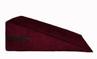 Microsuede Bed Wedge Replacement Cover (10“ x 24” x 24”, Cinnabar)