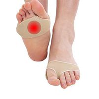 Hxijob Forefoot Pad, Ladies High Heel Pad, Silicone Half Size Comfortable Mat,Metatarsal Gel Protector Cushion Pads - Relieve Ball of Foot Forefoot