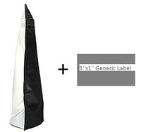 100 Smell Proof Bags (w/Cross Label) - 1/8 Ounce Mylar Bags with Labels