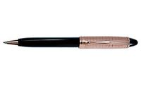Aurora Ipsilon Rose Gold and Black Quadra Ballpoint Pen