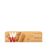 WW Peanut Butter Protein Stix - Gluten-free High Protein Snack Bar, 2 SmartPoints - 1 Box (6 Count Total) - Weight Watchers Reimagined