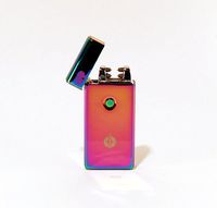 Obilisk Premium Dual Arc Lighter USB Rechargeable Windproof Flameless for Cigarette/Cigar/Candle/Incense Sticks with Charging Cable and Gift Box