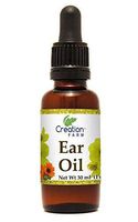 Creation Farm Ear Drops, Herbal Oil Relief for Earwax Removal, Earache, Itchy Irritated, Clogged or Dry Ears- Safe for Children, Infection Prevention Holistic Herbs Grown and Made in USA