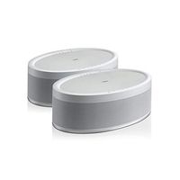 Yamaha 2 Pack MusicCast 50 WX-051 70W Wireless Speaker, Alexa Voice Control, White,