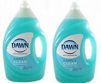 2 PK OF DAWN SIMPLY CLEAN DISH LIQUID 56 FL. OZ. EACH, TOTAL 112 OZ.