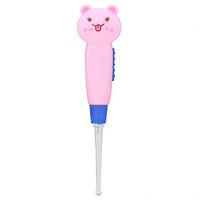 VICCKI Light LED Dig Flash Light Ear 3X Ear-Pick Wax Remover Pick Earpick Clean Ears (Pink-A, Medium)