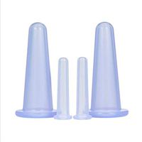 YouCY Silicone Cupping Face Set Silicone Facial Cupping Therapy Set Eye And Face Vacuum Massage Cup Kit Facial Cupping Set,Blue