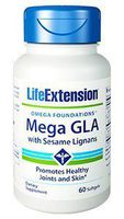 Life Extension Mega GLA with Sesame Lignans, 30 Softgels (Pack of 2)