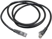 L-COM TRD815BLK-5 Patch Cord, CAT 5E, 5FT, Black