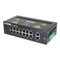 Red Lion Controls/N-Tron (716TX) 16 port 10/100BaseTX, Fully Managed Industrial Ethernet Switch, DIN-Rail, 10-30 VDC