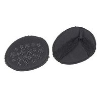 SUPVOX 1 Pair Metatarsal Pads Ball of Foot Cushions Toe Topper Socks Ballet Belly Dance Thong Pads Metatarsal Foot Pain Relief for Flip Flops (Black)