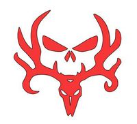 Home Grown Claremore Buck Slayer - Vinyl Decal Sticker | Cars Trucks Motorcycles Laptops Wall Décor | Multiple Colors | 5.5" W X 5.5" H | Red HGC1373
