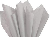 Gray Grey Art DIY Crafts Tissue Paper for Gift Wrapping 20"X26" 5 Sheets
