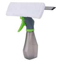 ITTAHO All Purpose Squeegee,3 in 1 Squeegee Window Cleaner with 320ML Spray Bottle 10 inch Microfiber Cloth and Silicone Squeegee,Window Cleaning Tools for Home,Kitchen,Shower Room,Car,Glass Cleaning