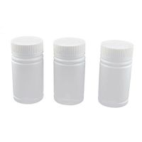 uxcell® Plastic Empty Medicine Bottles Pill Tablet Container Holder 3pcs White