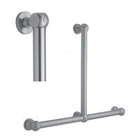 Jaclo T70-24H-32W-MBK 24" x 32" Luxury Inverted T Grab Bars, Matte Black