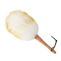 NingNing Feather duster, household microfiber duster, car dust duster clean hair, duster clean fine and soft, good dust removal effect cleaning Dusting Tools (Color : White)